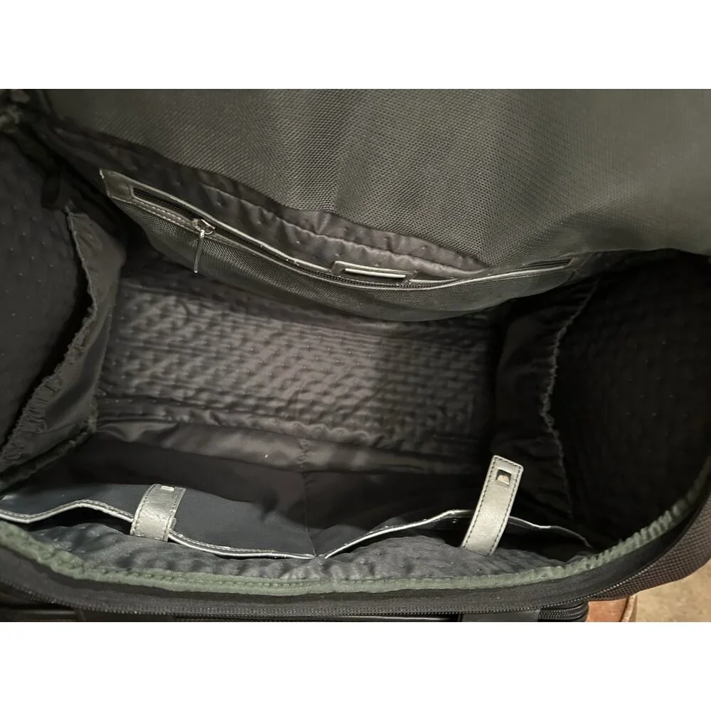 Tumi Boston Weekender In Black & Red 18”Lx12”x11”W